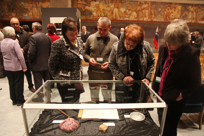 Last Witnesses exhibition at the National Assembly, Slovenia